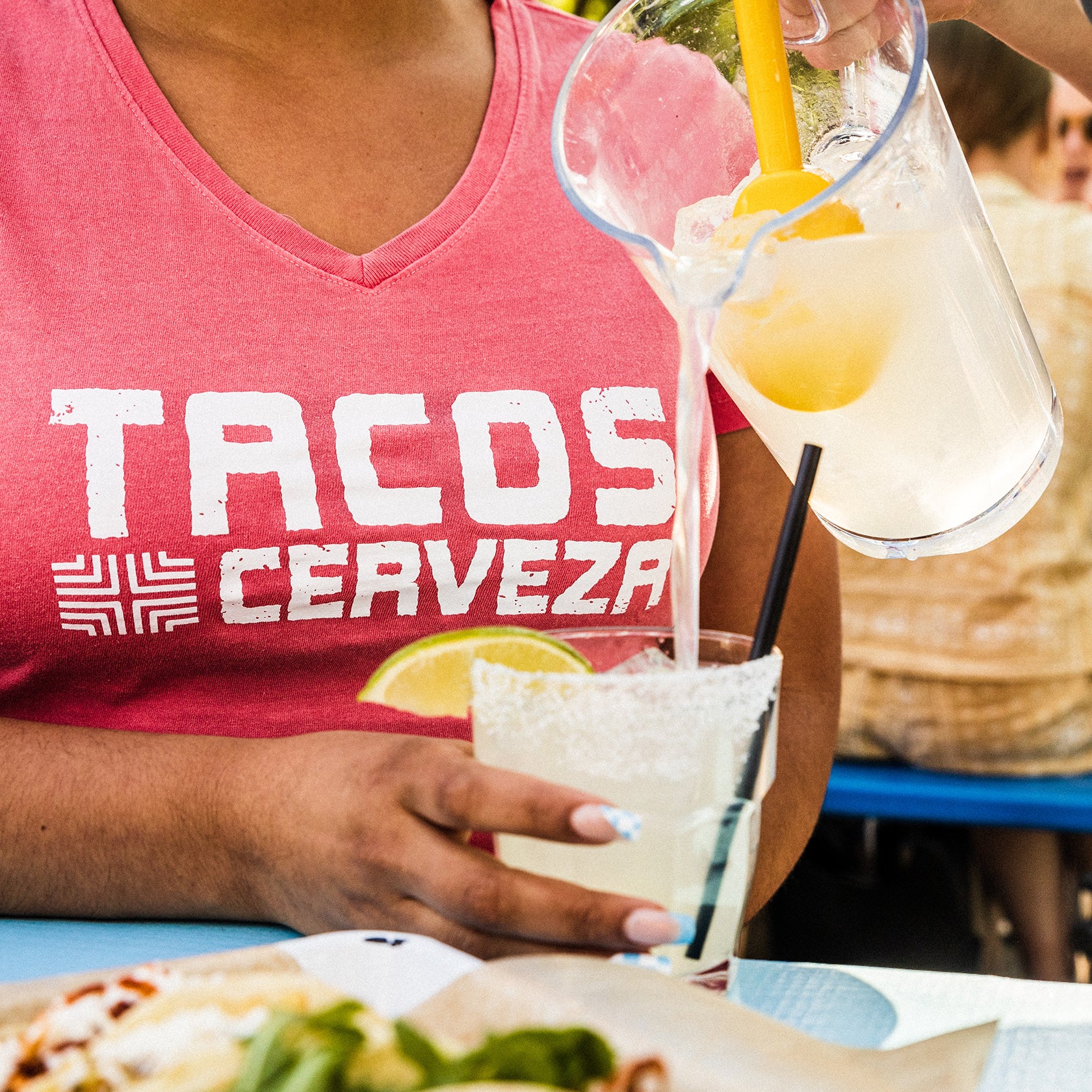 Tacos + Cerveza Women's T-Shirt